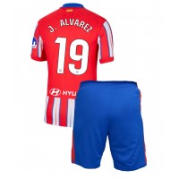 Camisa de time de futebol Atletico Madrid Julian Alvarez #19 Replicas 1º Equipamento Infantil 2024-25 Manga Curta (+ Calças curtas)